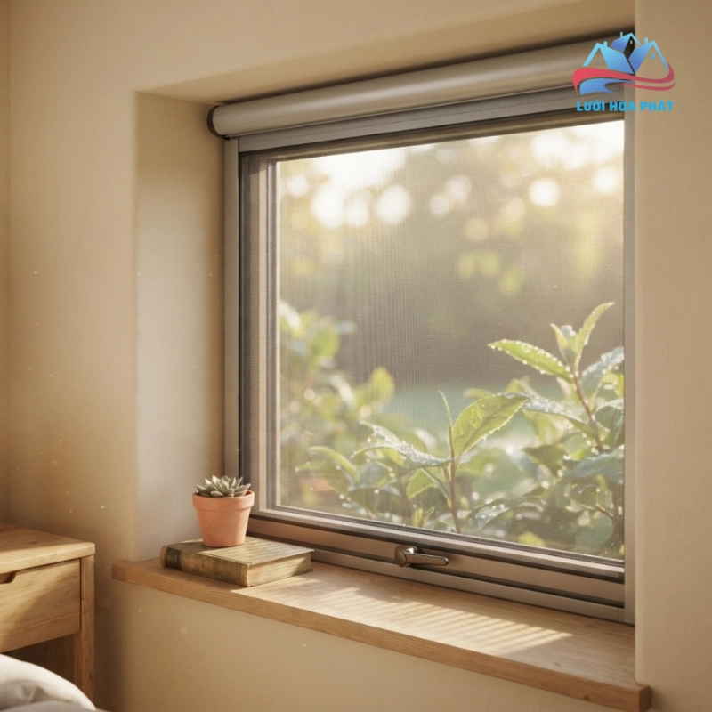 Cửa lưới chống muỗi tự cuốn TC 10 Cửa lưới chống muỗi tự cuốn TC 10