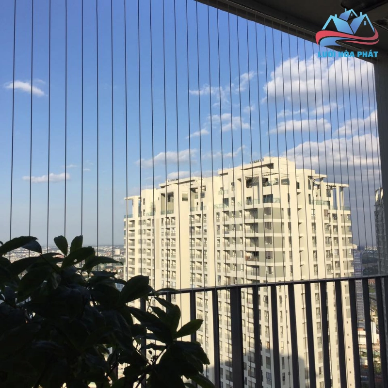Lưới bảo vệ ban công cáp thép không gỉ