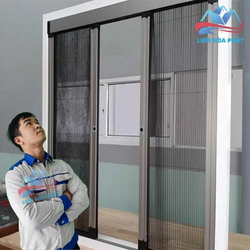 Quy trình tư vấn và lắp đặt cửa lưới dạng lùa chuyên nghiệp tại Hòa Phát