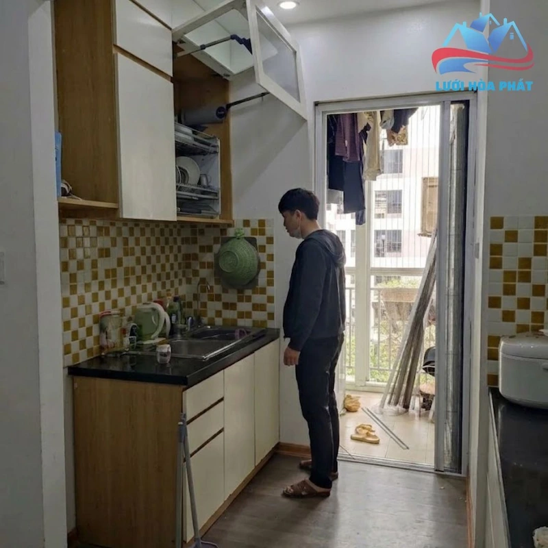 cửa lưới chống muỗi dạng xếp mã DX 14