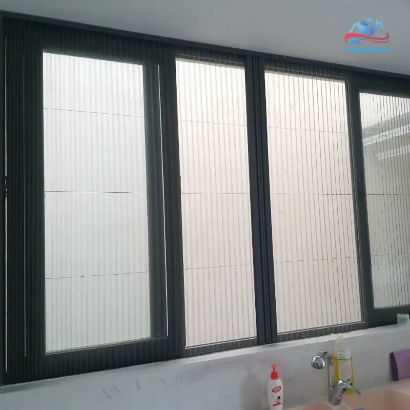 Cửa lưới chống muỗi dạng xếp xích không ray 2 cánh DX 16
