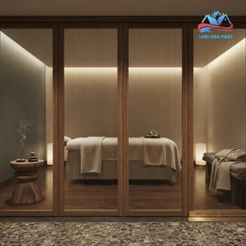 Lắp đặt cửa lưới chống muỗi tự cuốn TC 07 cho Spa Lắp đặt cửa lưới chống muỗi tự cuốn TC 07 cho Spa