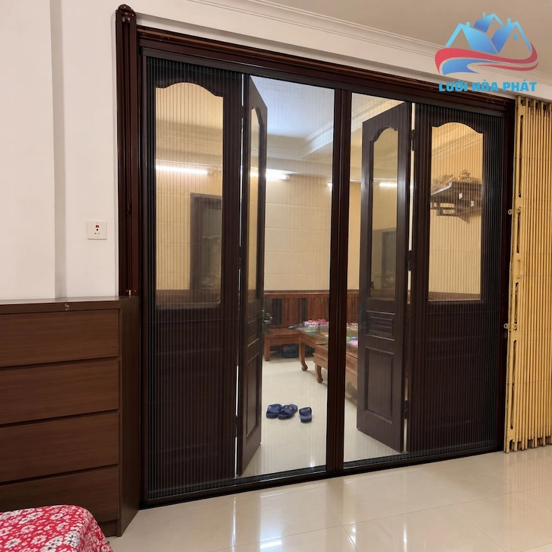 cửa lưới chống muỗi dạng xếp mã DX 11 cửa lưới chống muỗi dạng xếp mã DX 11