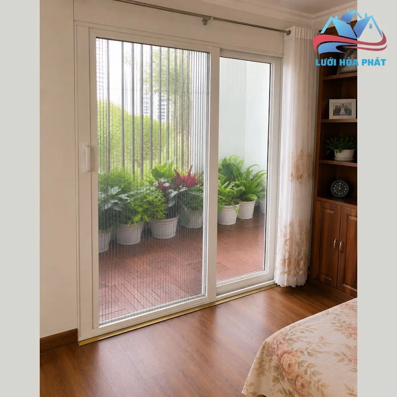 cửa lưới chống muỗi dạng xếp mã DX 08 cửa lưới chống muỗi dạng xếp mã DX 08