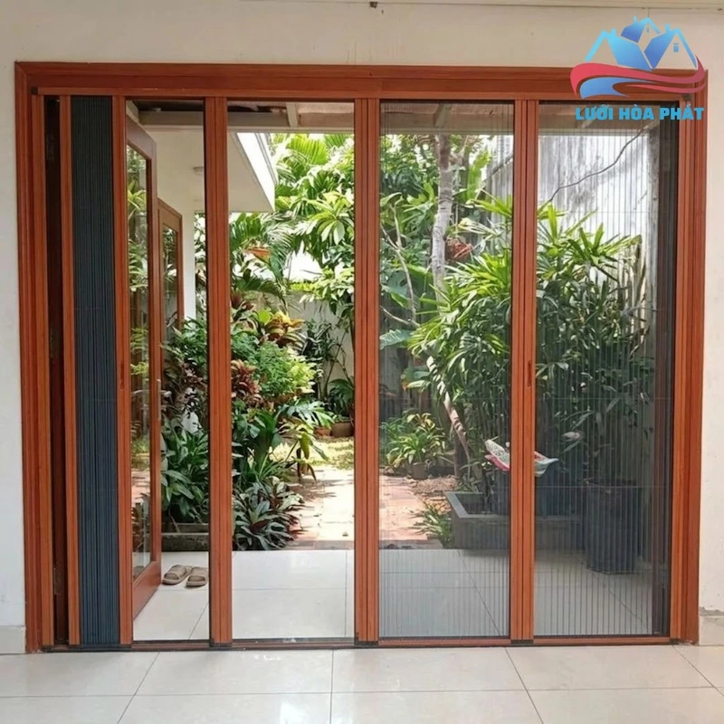 cửa lưới chống muỗi dạng xếp không ray cửa lưới chống muỗi dạng xếp không ray