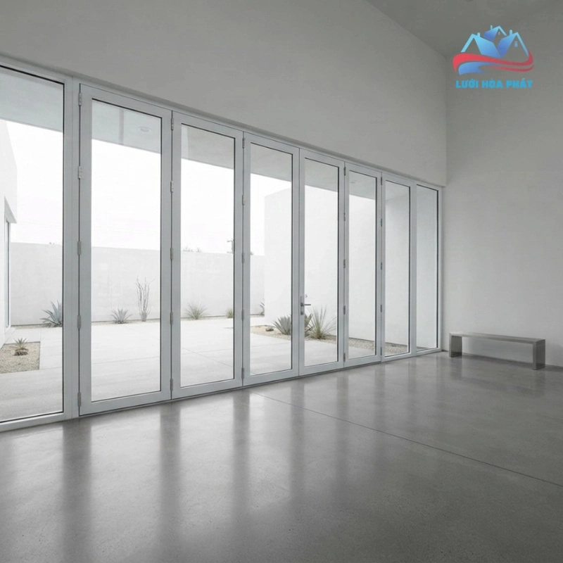 cửa lưới chống muỗi nhà xưởng