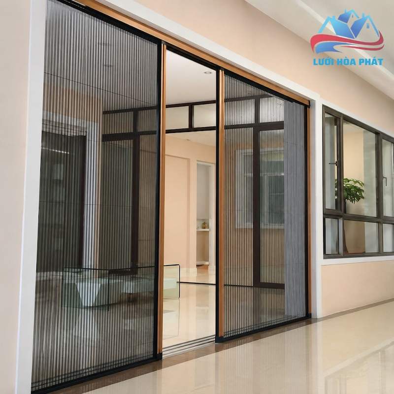Cửa Lưới Chống Muỗi Xếp Gấp Sợi Thủy Tinh