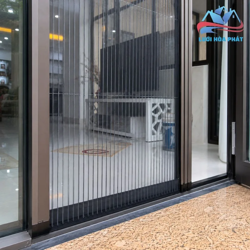 ưu điểm cửa lưới chống muỗi dạng xếp 2 cánh màu xingfa DX 12