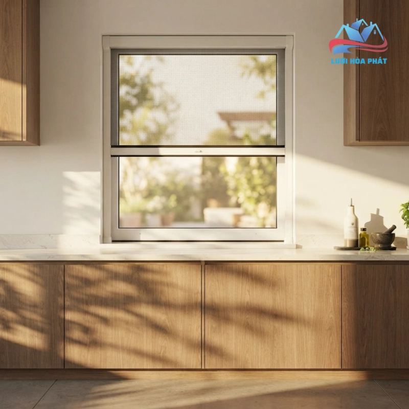 Cửa lưới chống muỗi cuốn 09 Cửa lưới chống muỗi cuốn 09