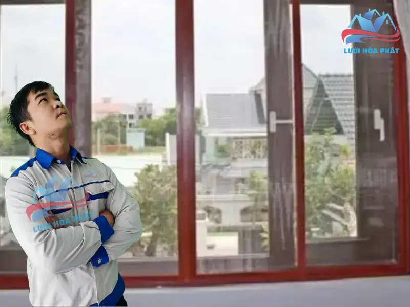 lắp đặt cửa lưới chống muỗi tại Hóc Môn