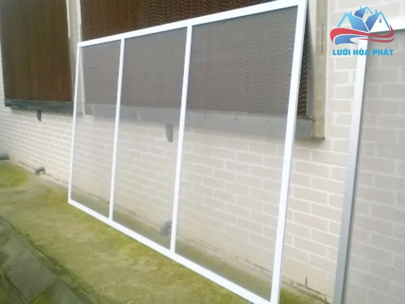 Cấu tạo của cửa chống muỗi cố định