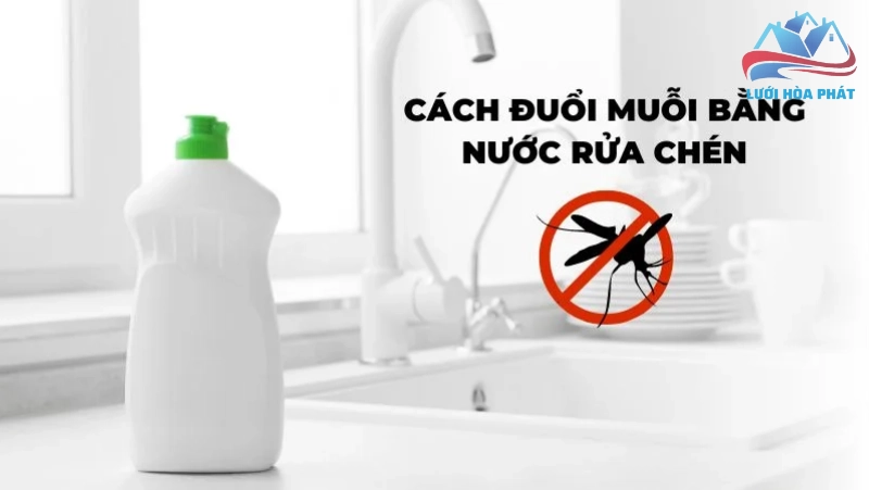 Cách đuổi muỗi bằng nước rửa chén có tác dụng không?