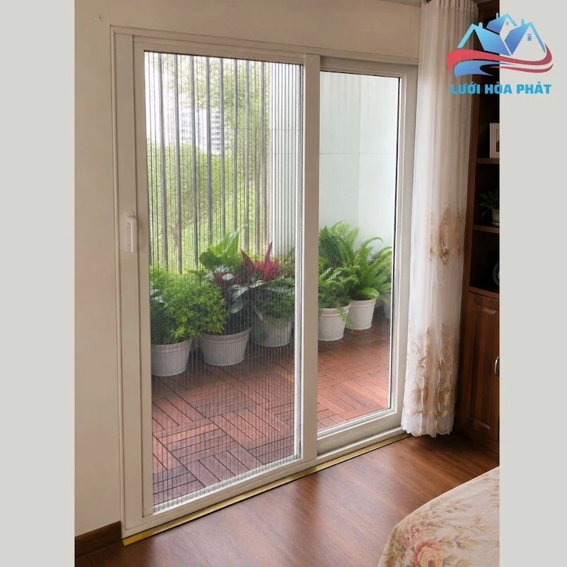 cơ chế vận hành cửa lưới chống muỗi dạng xếp DX 08 cơ chế vận hành cửa lưới chống muỗi dạng xếp DX 08