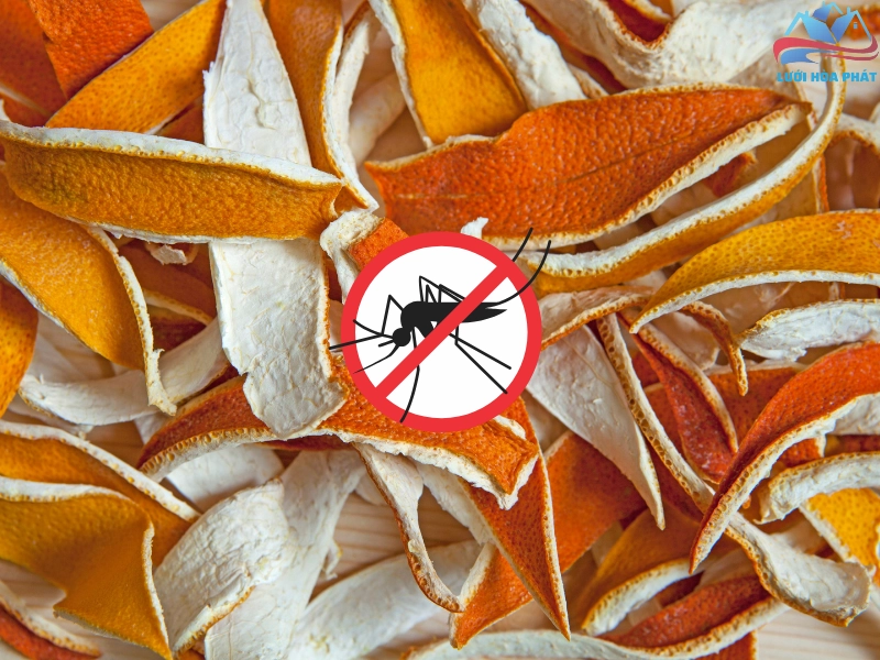 Cách đuổi muỗi trong phòng ngủ bằng vỏ cam, chanh