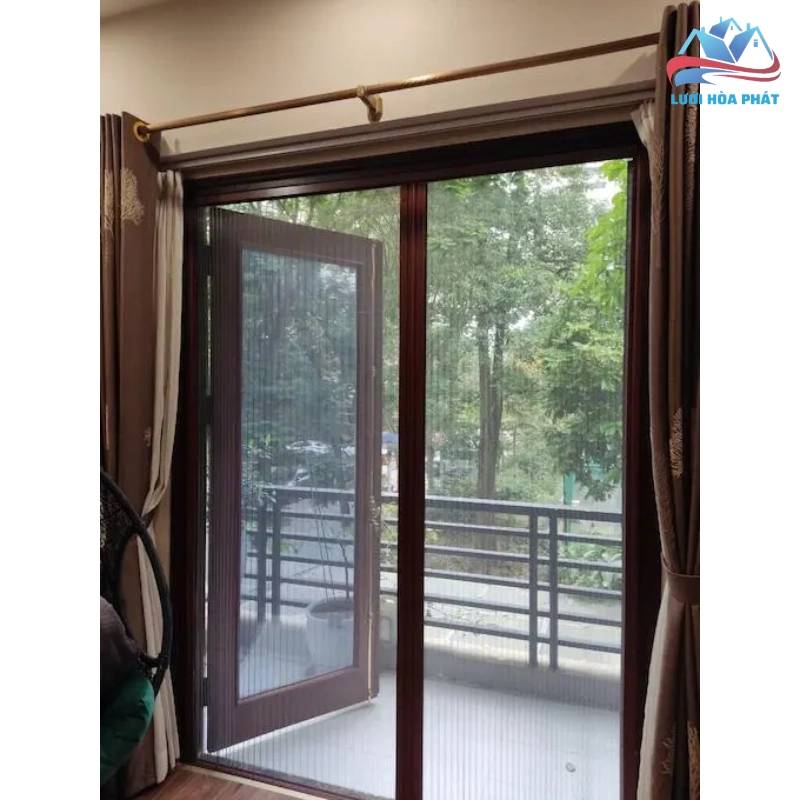 Cửa lưới chống muỗi dạng xếp 1 cánh DX 09