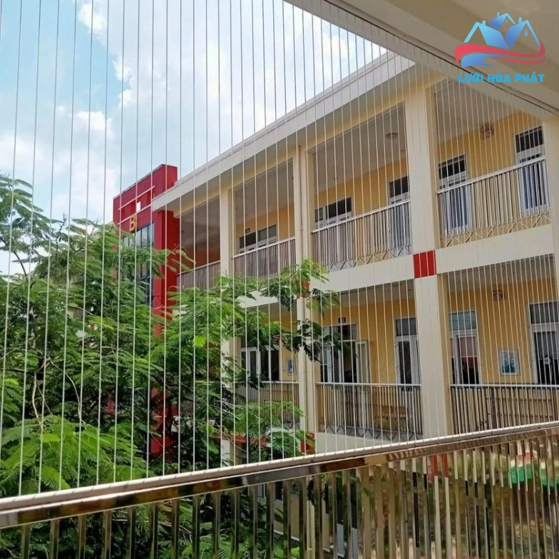 Tiêu chí lựa chọn lưới an toàn ban công cho trường mầm non
