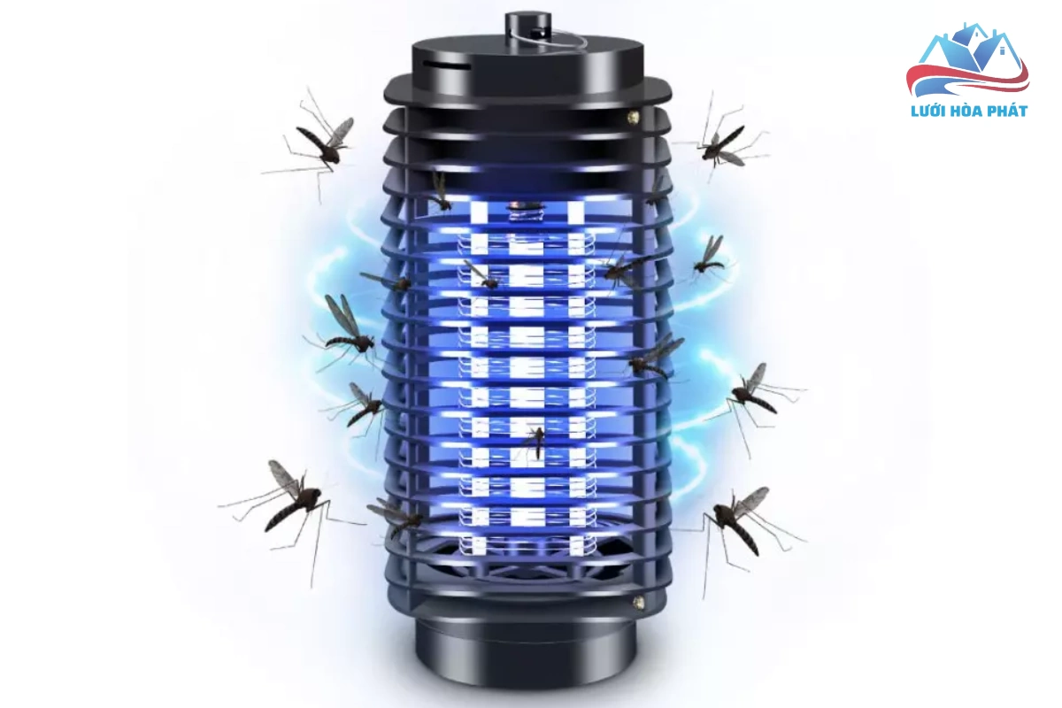 Cách đuổi mằn hăn bằng đèn bắt côn trùng