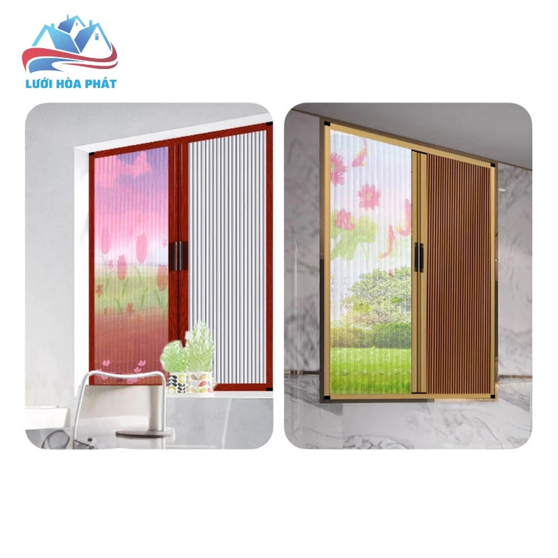 Rèm tổ ong tích hợp lưới chống muỗi