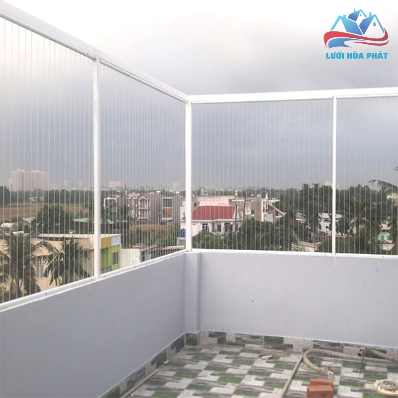 Lưới an toàn cáp Inox 304 bọc nhựa chống UV