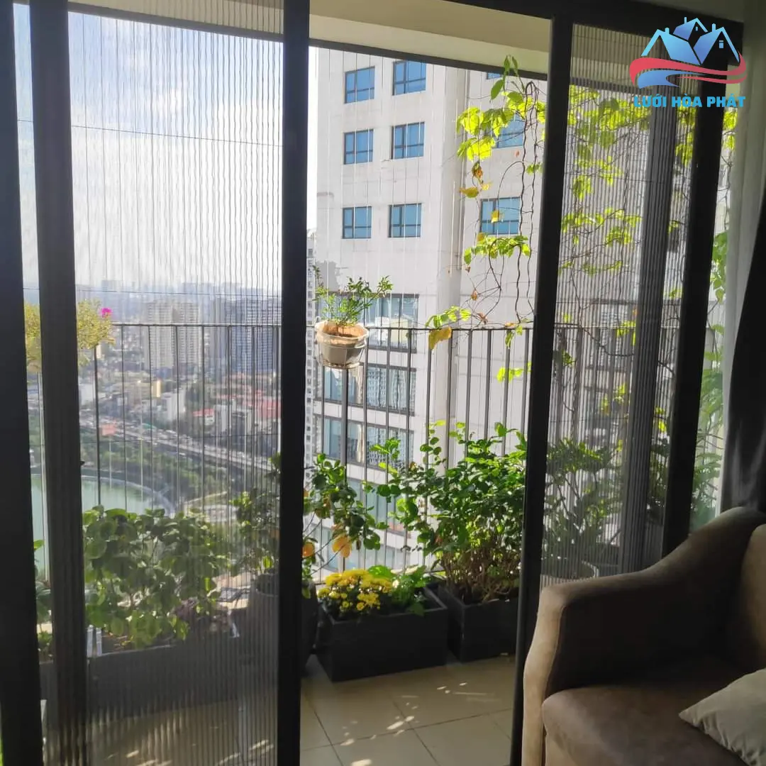 cửa lưới chống muỗi ban công