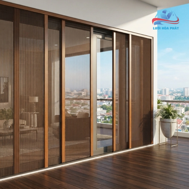 Lắp đặt cửa lưới chống muỗi tự cuốn TC 07 cho chung cư Lắp đặt cửa lưới chống muỗi tự cuốn TC 07 cho chung cư