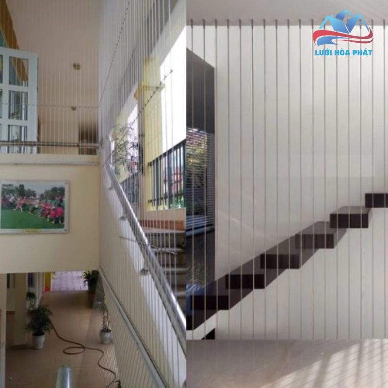 Ứng dụng đa dạng của lưới cầu thang mẫu 2024