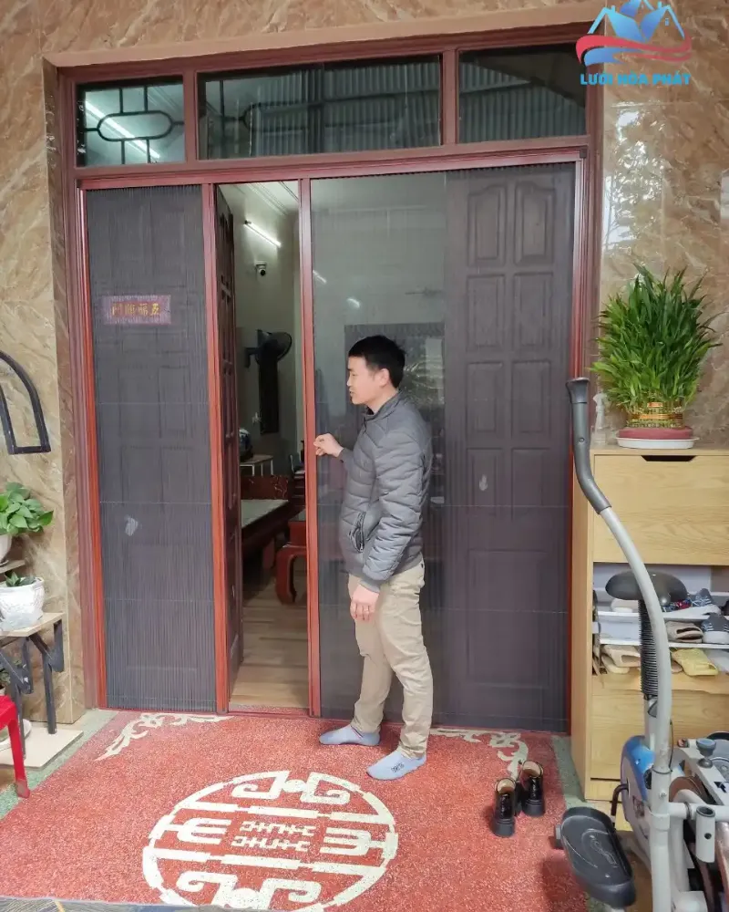 Cửa lưới chống muỗi cố định trượt