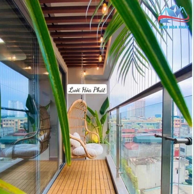 Lưới Hòa Phát – Giải pháp an toàn toàn diện cho ban công nhà phố