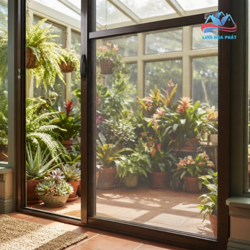 Cửa Lưới Chống Muỗi Cuốn Ngang 1 Cánh Cửa Lưới Chống Muỗi Cuốn Ngang 1 Cánh