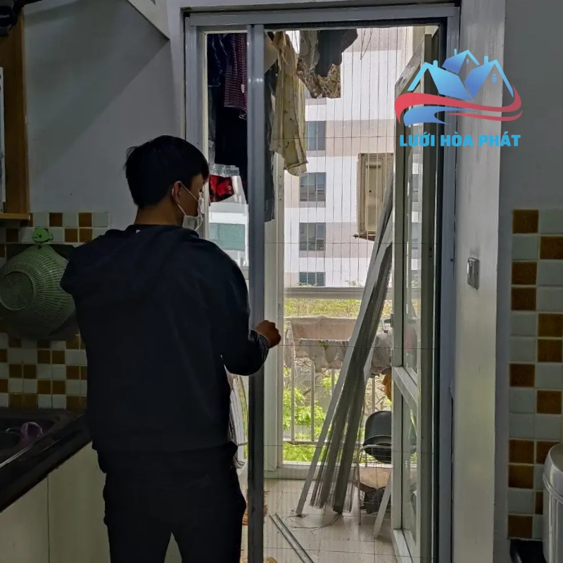 Cửa Lưới Chống Muỗi Dạng Xếp 1 Cánh Màu Trắng DX 14: Giải Pháp Ngăn Muỗi Tối Ưu Cho Không Gian Hiện Đại 