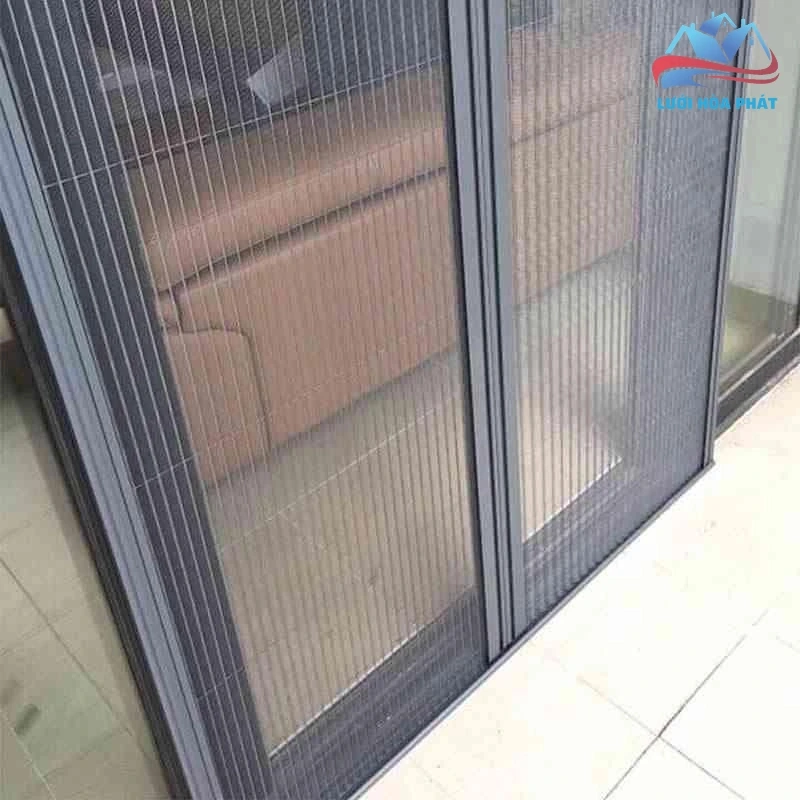 cửa lưới chống muỗi sân thượng